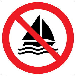 Prohibition: No sailing